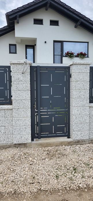 Porți metalice decupate la jet de plasmă