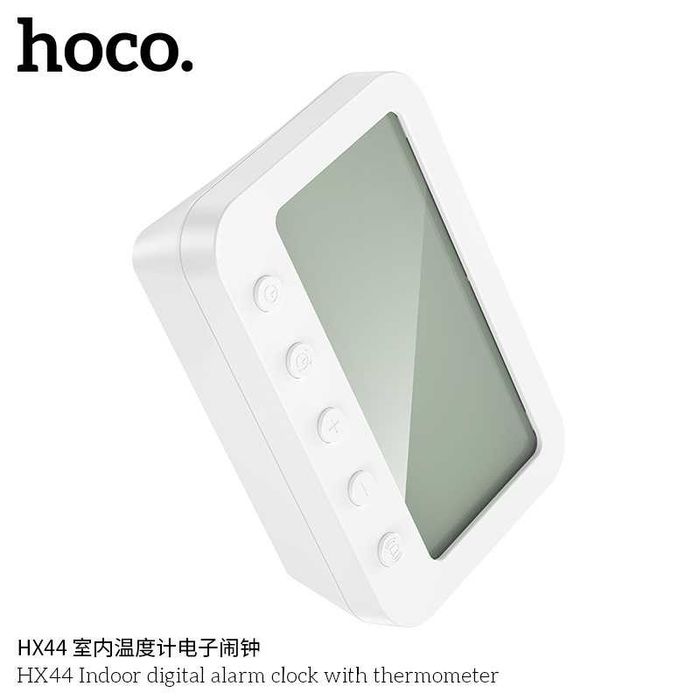 Hoco HX44 Электронный будильник с термометром и LCD-дисплеем