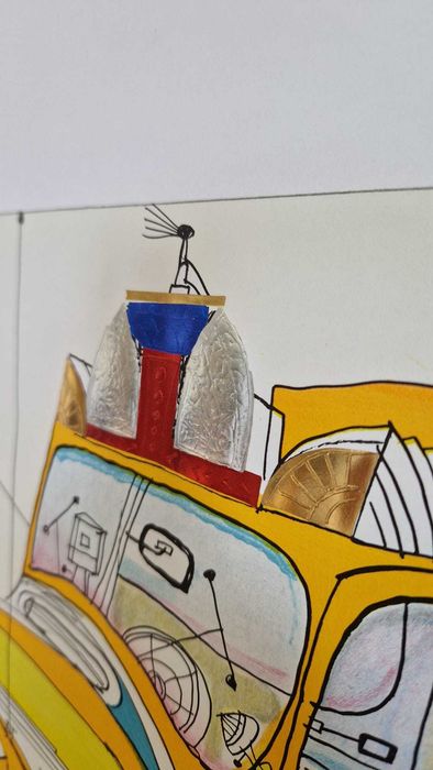 Afis  expozitie Saul Steinberg