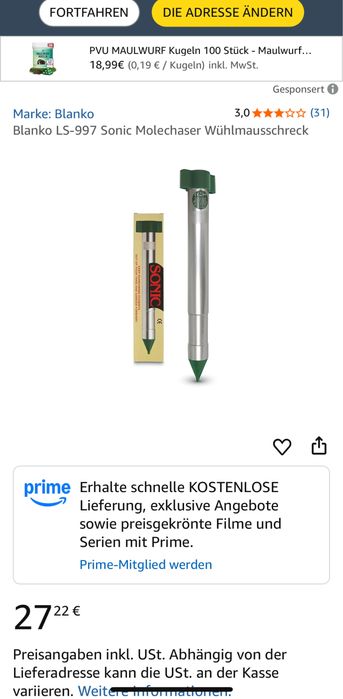 Dispozitiv antirozatoare Sonic