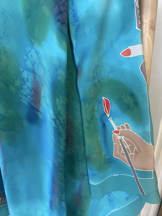 Дамски шал естествена коприна