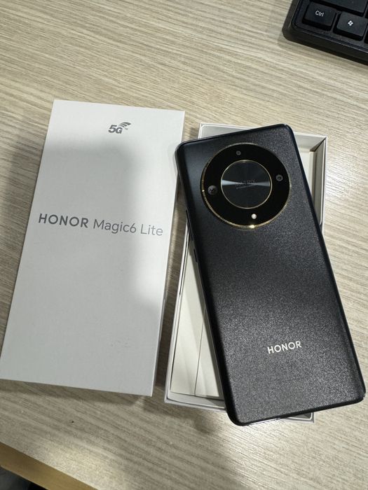 Honor Magic6 Lite, 8GB RAM, 256GB, 5G, Black, Impecabil/CA NOU!!!