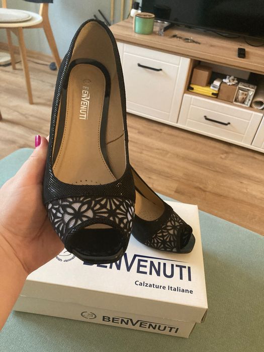 Pantofi Benvenutti piele naturala ( mar 38)