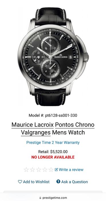ceas Maurice Lacroix Pontos PT6128 47mm