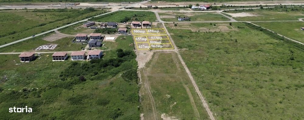 Teren intravilan, 533 mp, front 20 m, toate utilitatile-Mosnita Noua
