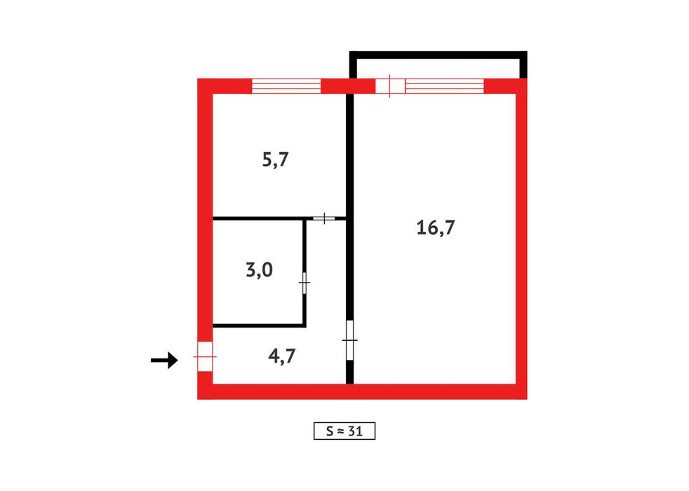 Продам 1ком кв.5/5эт, 2мкр