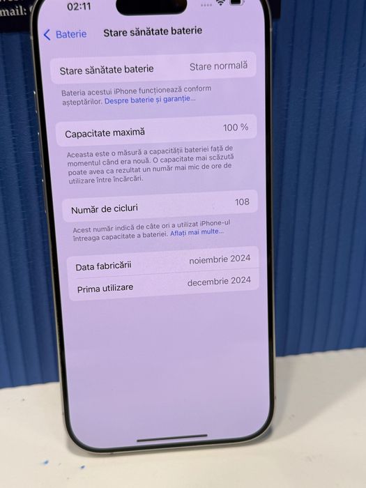 IPHONE 16 Pro 128Gb AmanetBerceni / Rahova295