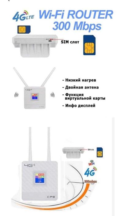 Беспроводной Wi-Fi роутер CPE 4G LTE CPF903