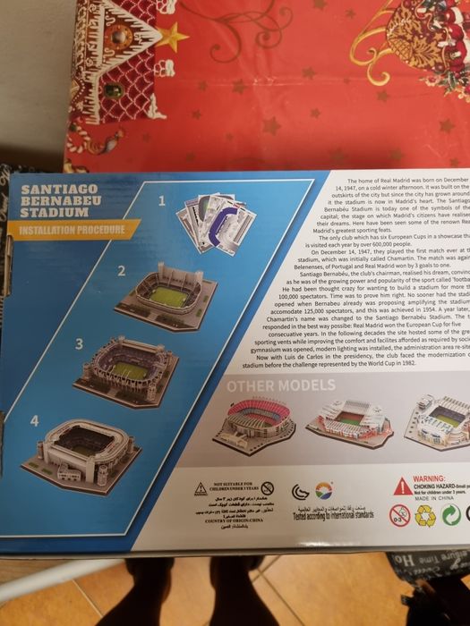 Vind puzzle stadion 3D