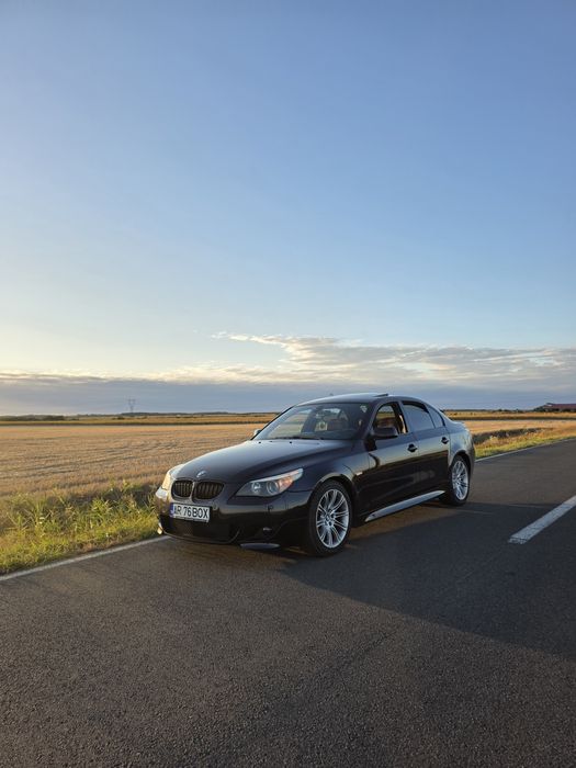 BMW E60 530d M-Paket – Echipare unică / Piele Cognac / HUD / Trapă / Logic7