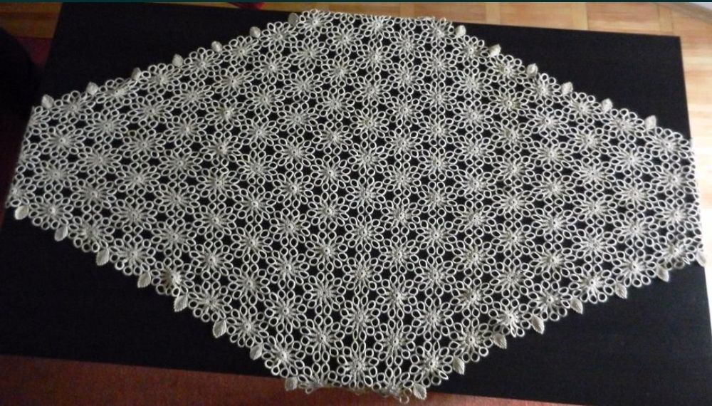 Set Macrame cu fata de masa crosetat manual