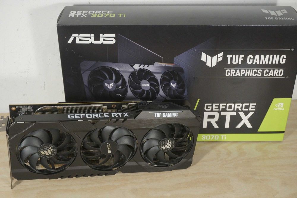 RTX 3070 Ti 8GB Asus TUF Nvidia GPU видеокарта / вкл. ДДС