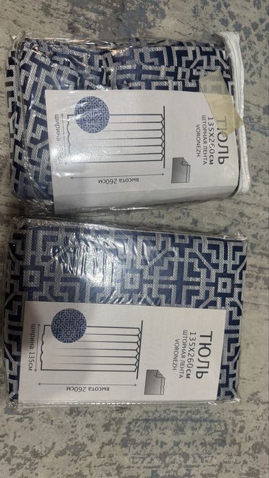 Тюль декор окон