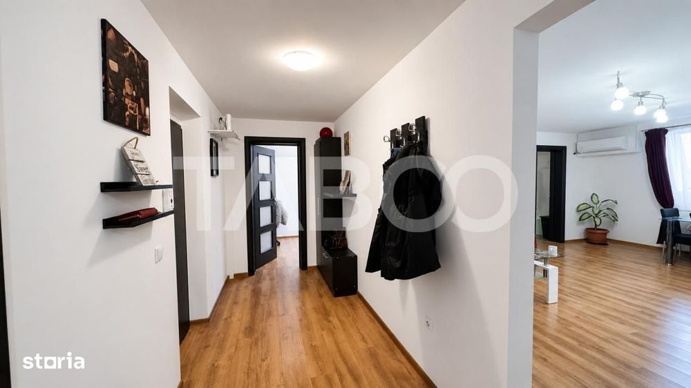 Apartament 3 camere de vanzare MOBILAT UTILAT 77mp ARHITECTILOR Sibiu