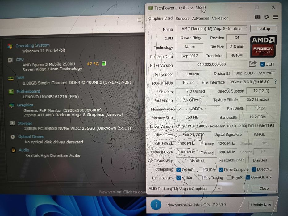 Laptop Lenovo Yoga 530-14ARR, esport gaming ryzen 5 2500u, 4gb ram ddr4, Vega 8, cpu 4 core/8 threads identic cu i7 6700hq