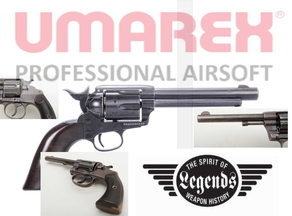 Revolver  U M A R E X  Western Cowboy METAL antichizat CO2