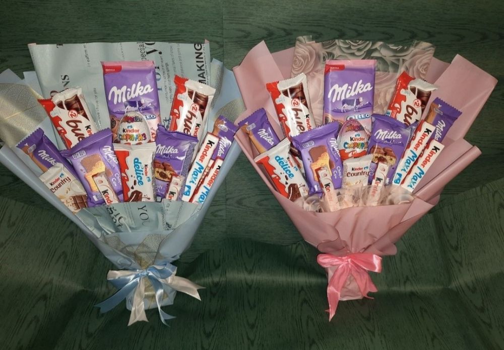 Букеты из Киндера