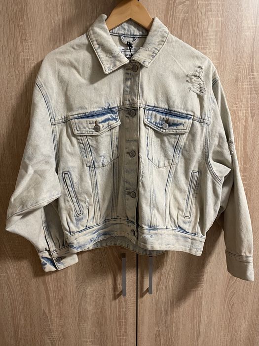 Jacketă Pull&Bear, denim deschis