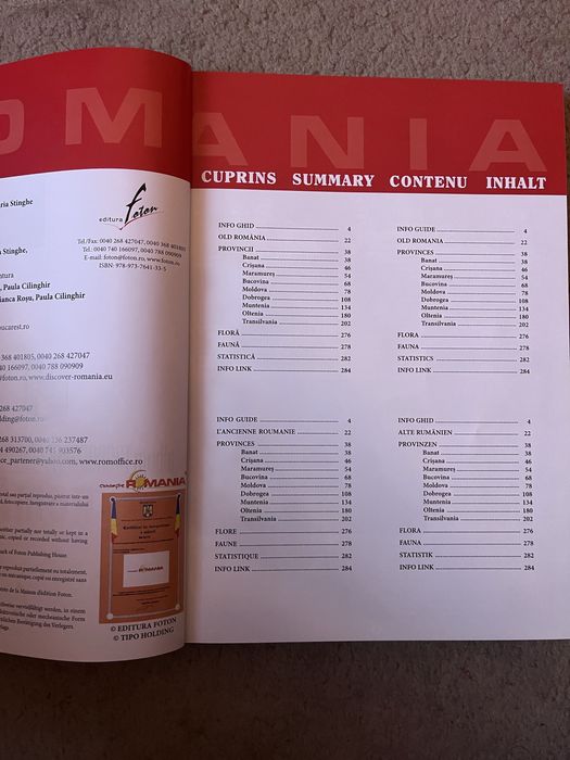 România - album monografic în 4 limbi