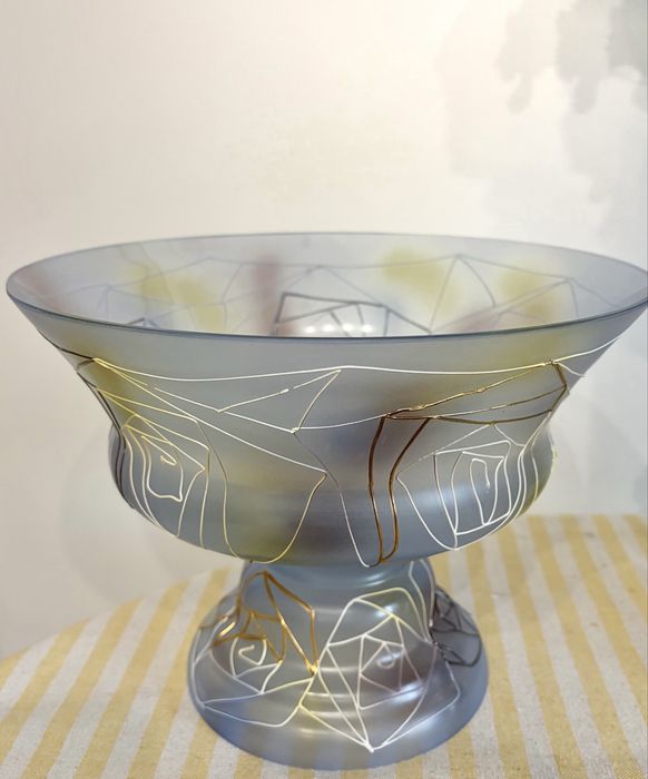 Ваза Прага хрусталь новая