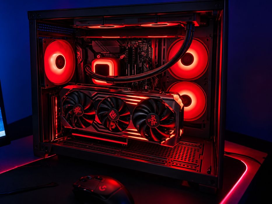 Геймърски компютър RX 6700 XT Red Devil 12GB / i5 / 32GB RAM / 1TB NVMe / RGB