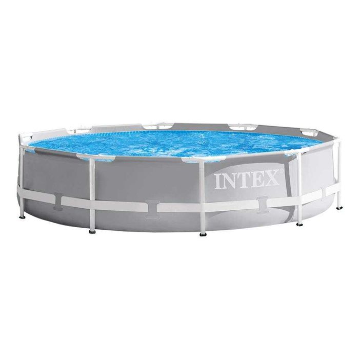 Piscina rotunda cu cadru metalic Prism Frame Premium Intex 26702NP, D305xH76 cm, include pompa cu filtru 28602 - RESIGILAT