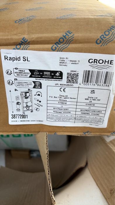 Исталляция Grohe Rapid SL