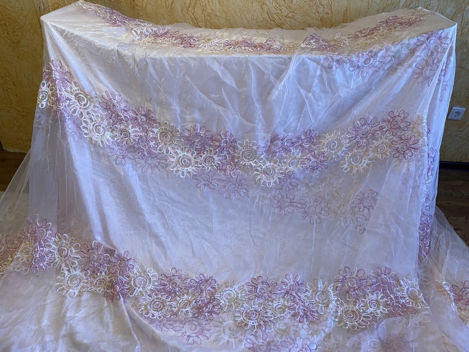 2 шторы и тюль