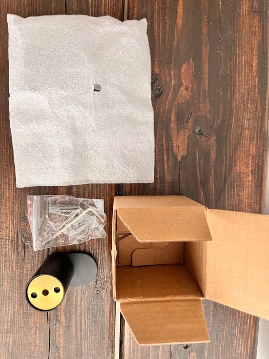 Set 2 cuiere baie negru mat Delta Studio