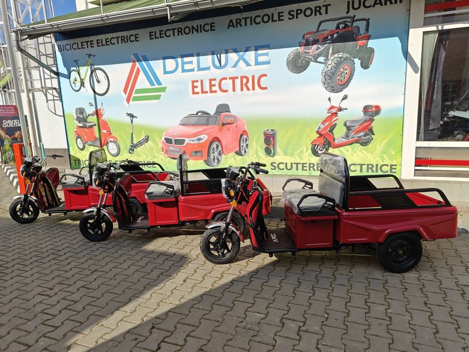 Tricicleta Electrica VOLTA Pikap APT4, Motor 1000W, Fara permis, NOU !