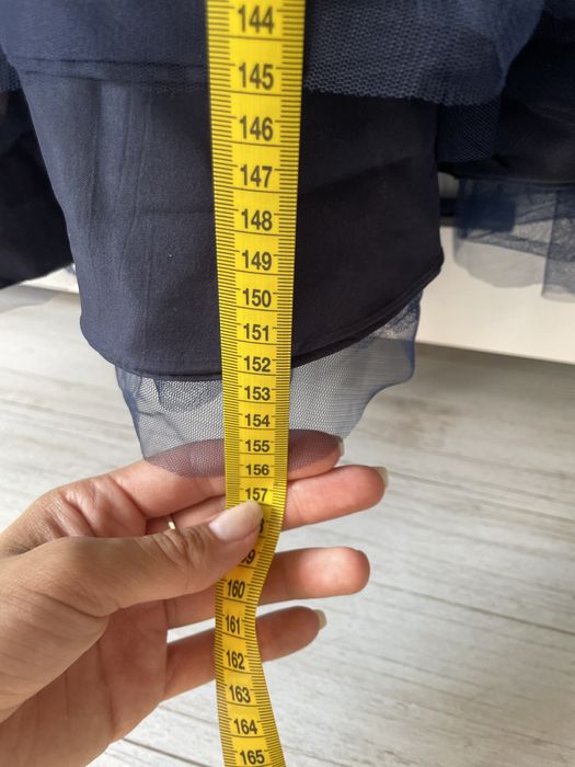 Синя бална рокля размер С-М