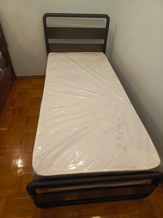 односпальная Loft krovat темир крават metal kalavat Лофт