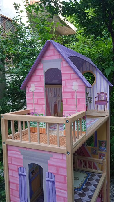 Детска дървена къща за кукли Kid Kraft