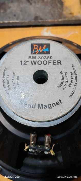 Subwoofer starea vizibila