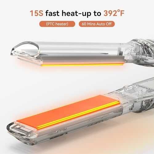 Нова Мини преса за коса 0.7" йонна технология авто изключване за жени