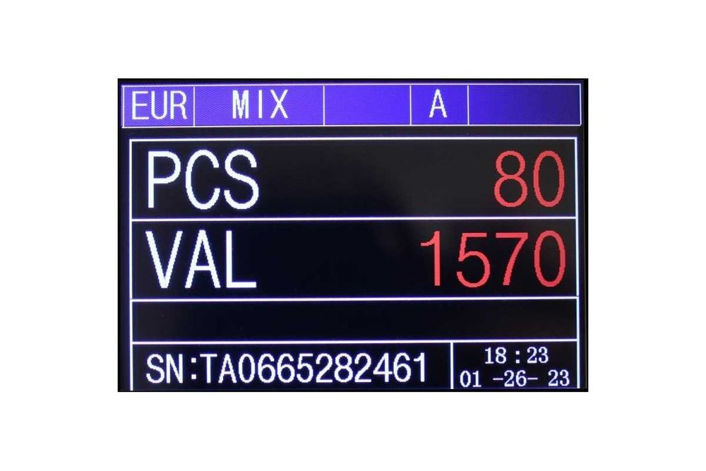 Детектор за фалшиви ЕВРО банкноти/банкнотоброячна машина CCE 3080