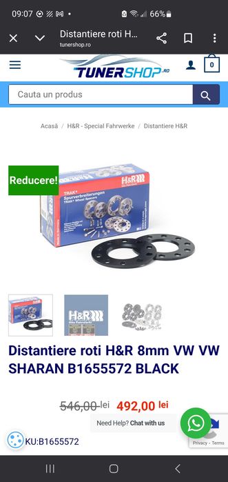 Distantieri H&R.