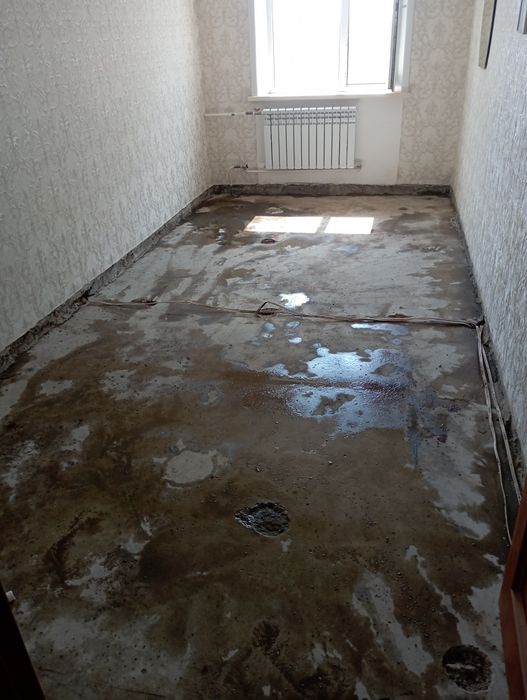 Наливной пол. Стяжка пола.