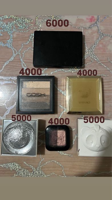 Тени пудра Dior Lancome Estee Lauder
