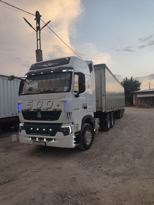 HOWO T7 + KRONE прицеп Сотилади
