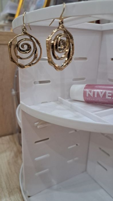 Серьги цвет винтажная бронза