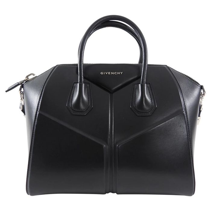 Черна кожена чанта Givenchy Antigona