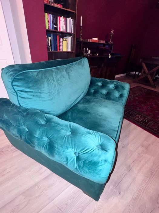 Set Canapea Extensibila + Fotoliu Smarald