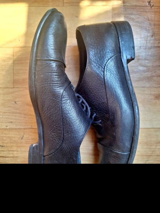 Мужские черные туфли