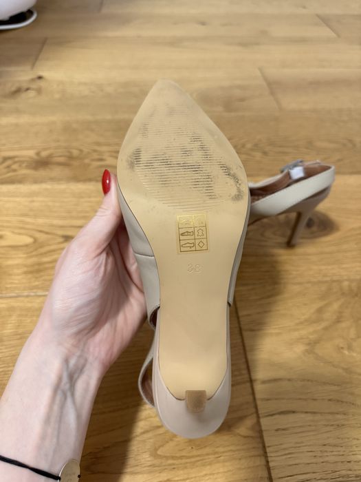 Pantofi bej, piele, Zee Lane, 38