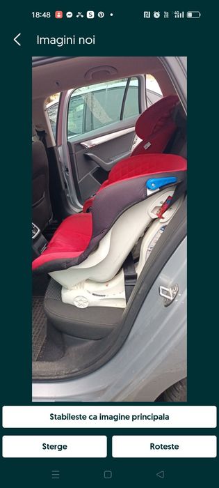 Scaun auto cu poziție de somn