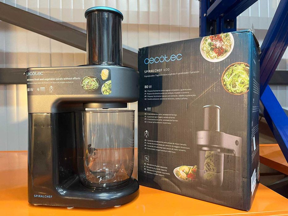 Електрическо ренде CECOTEC Spiral Chef 400, 80W, 4 остриета,Спирала,1л