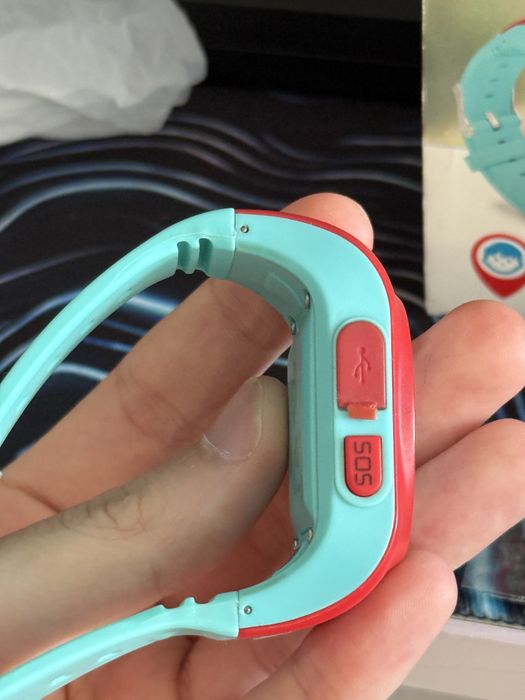Детски часовник Myki watch с локация червено син