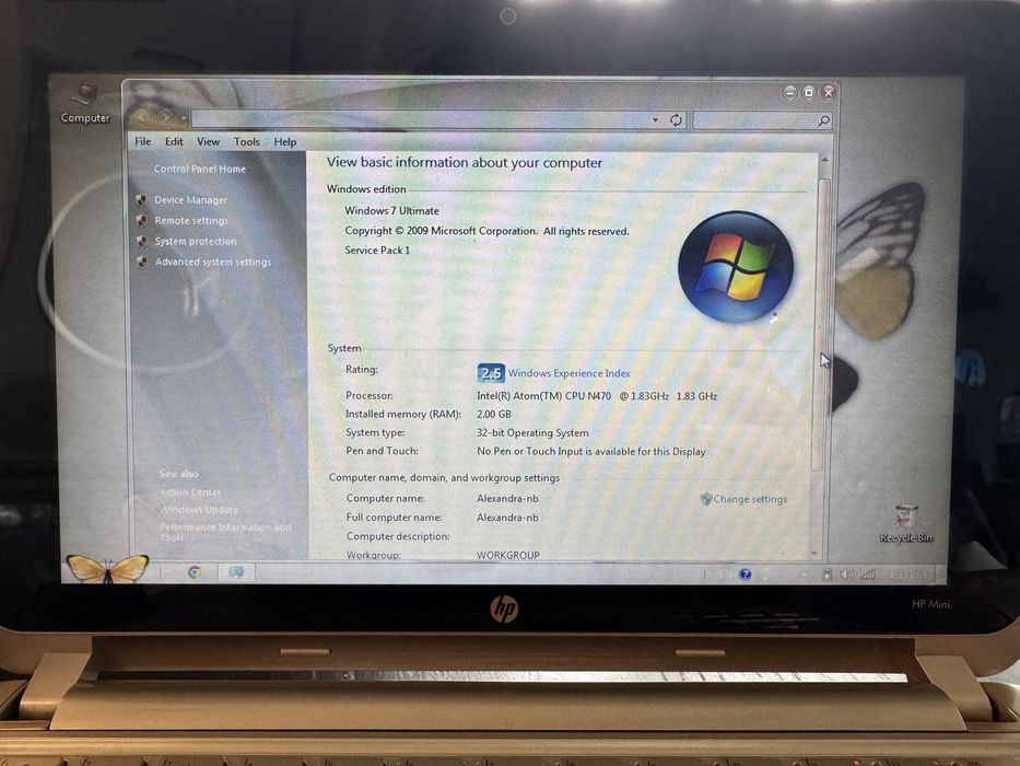 HP Mini 210-1099EA Vivienne Tam Edition 10.1"