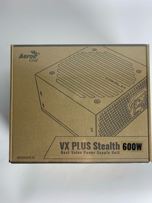 Блоки питания 600W Aerocool VX Plus Stealth новые